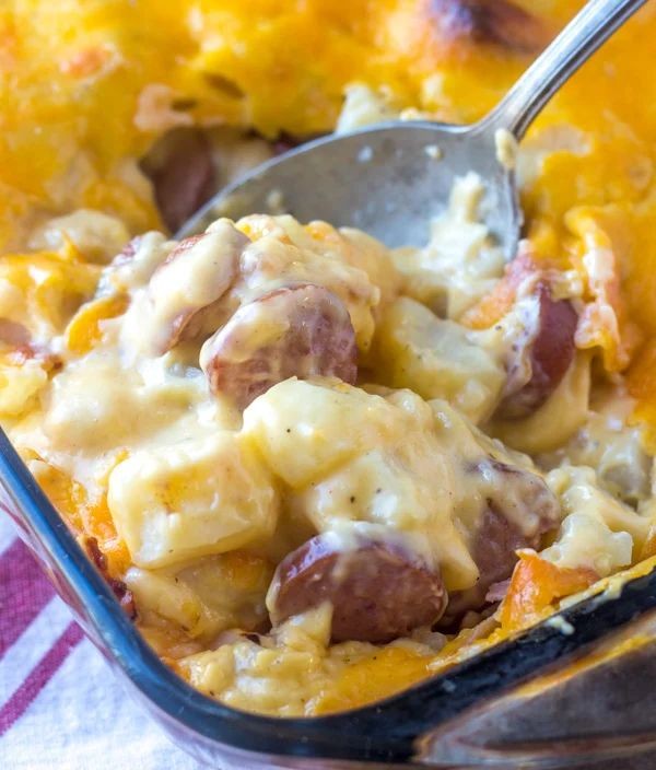 Beef Sausage and Potato Casserole