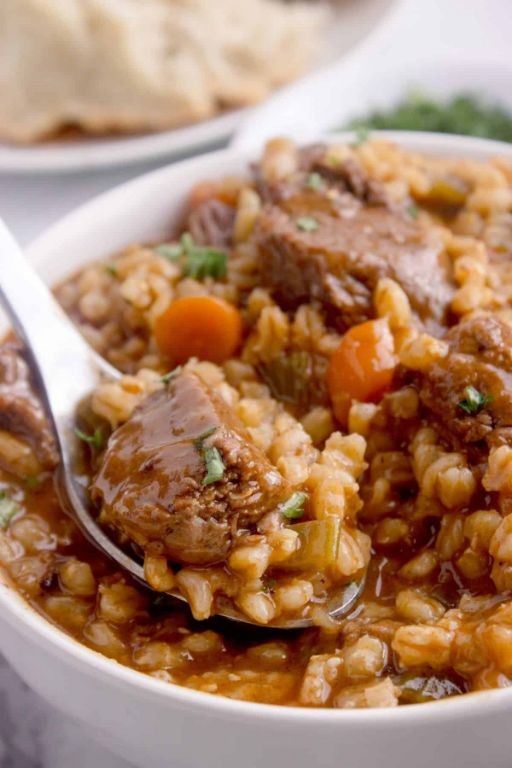 Beef and Barley Souper Cubes Stew