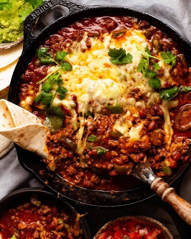 Beef and Bean Mexican Casserole