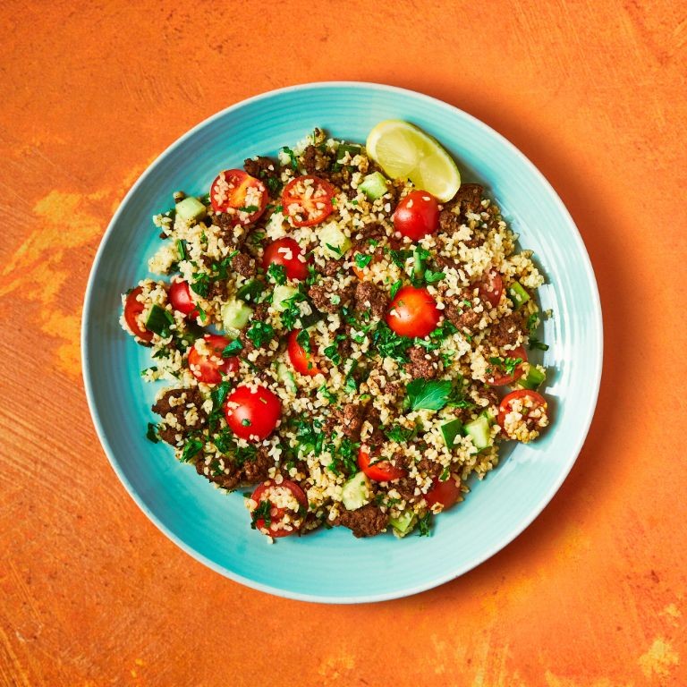 Beef and Bulgur Tabbouleh