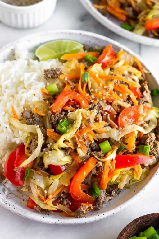 Beef and Cabbage Stir Fry