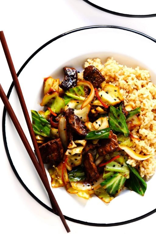 Beef and Cabbage Stir-Fry with Sesame