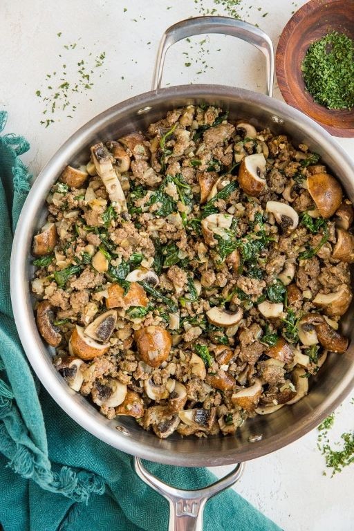 Beef and Mushroom Skillet