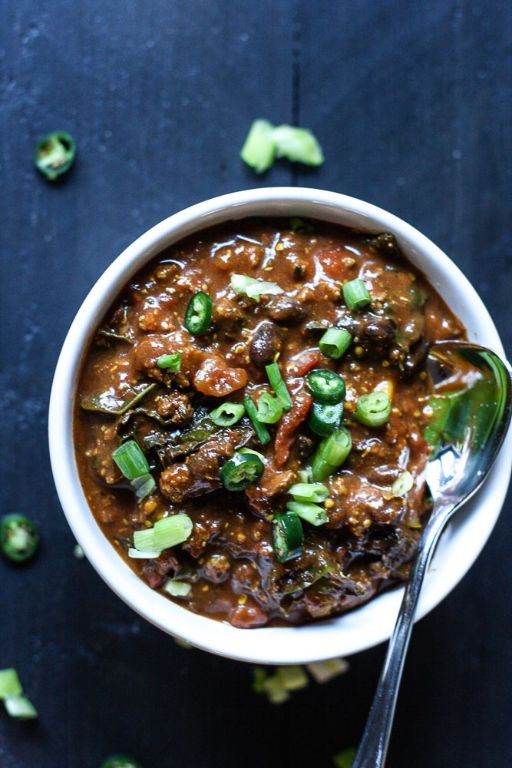 Beef and Pork Chili with Black Beans