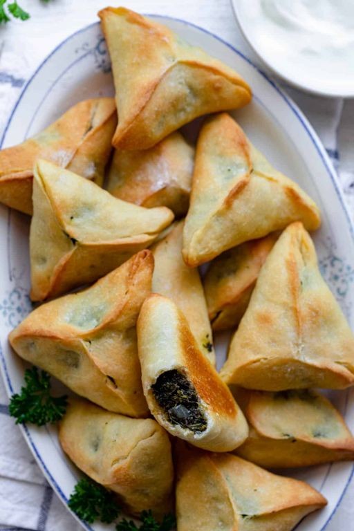 Beef and Spinach Fatayer
