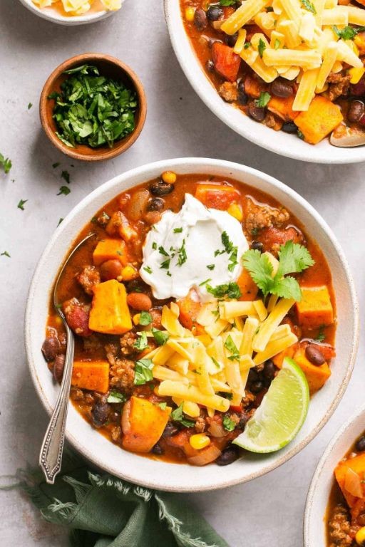 Beef and Sweet Potato Chili
