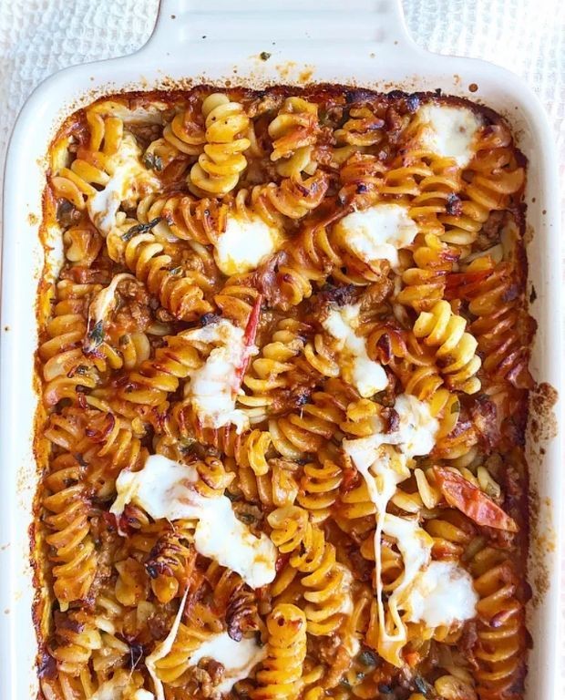 Beef and Tomato Pasta Bake
