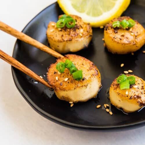 Benihana Hibachi Scallops with Lemon Sauce