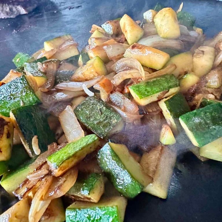 Benihana Hibachi Zucchini and Onions