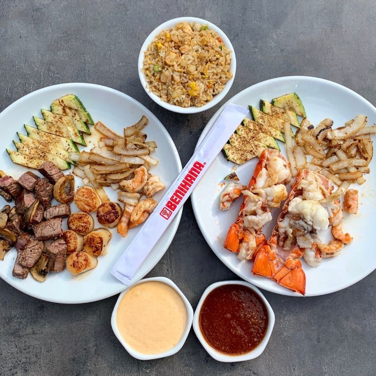 Benihana Sizzling Seafood Platter