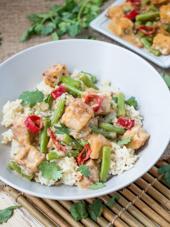 Bicol Express with Chicken and Green Beans