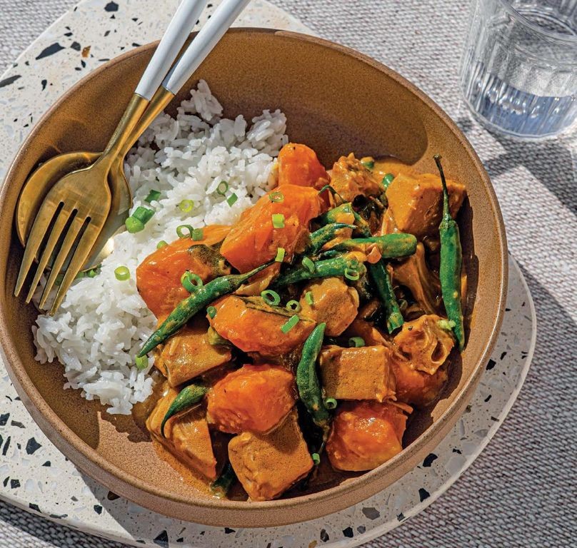 Bicol Express with Squash and Long Beans