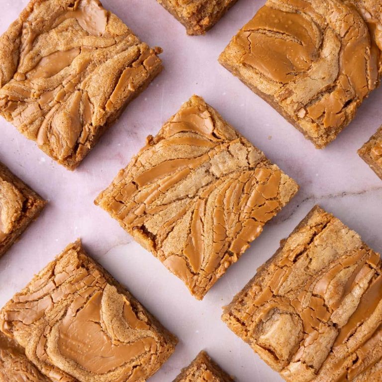 Biscoff Cookie Butter Blondies