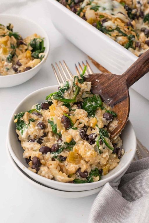 Black Bean and Brown Rice Casserole