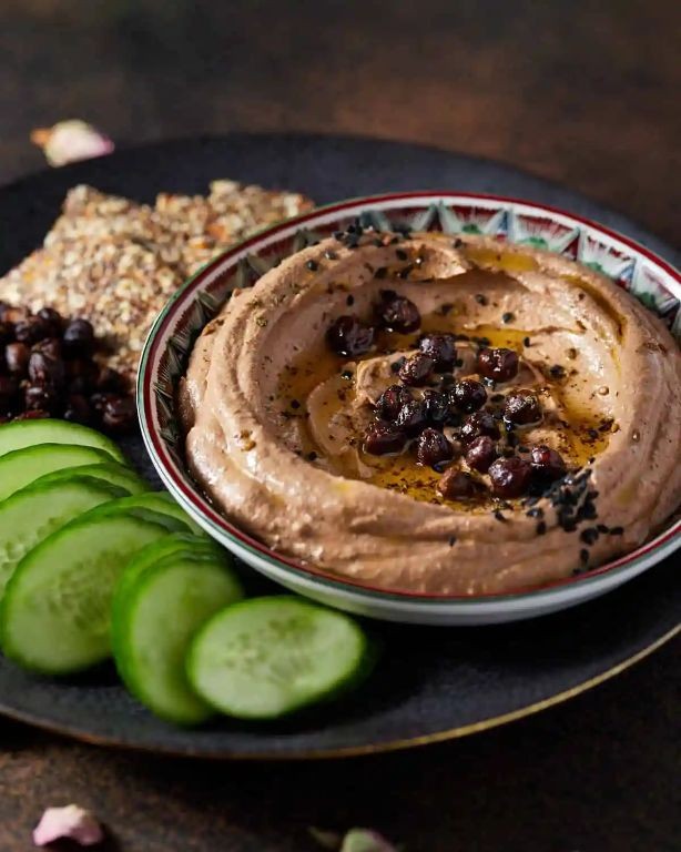 Black Chickpea Hummus