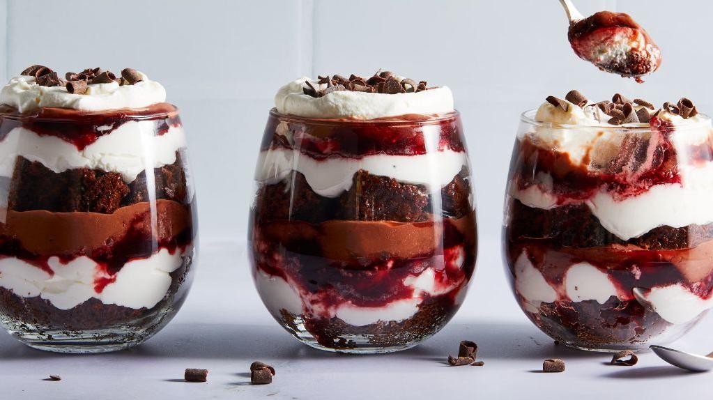 Black Forest Mini Trifles