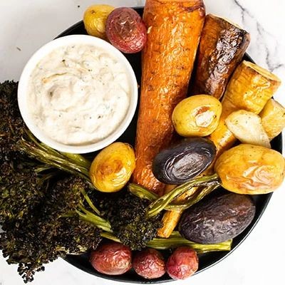 Black Garlic Roasted Vegetables