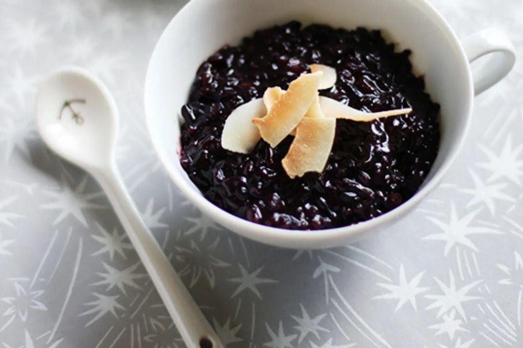 Black Rice and Coconut Milk Pudding