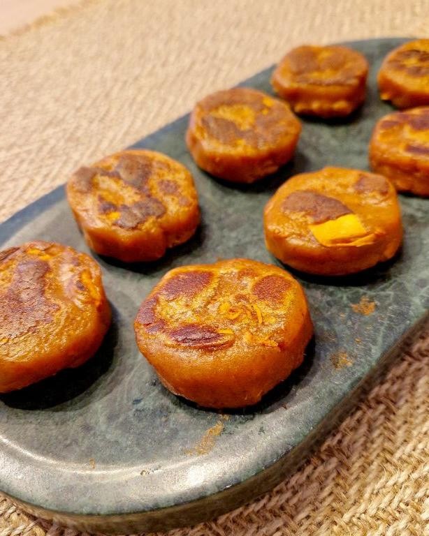 Black Rice and Sweet Potato Cakes