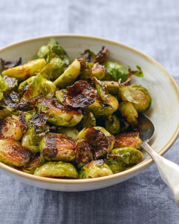 Black Vinegar Roasted Brussels Sprouts