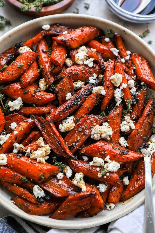 Black Vinegar and Honey Glazed Carrots