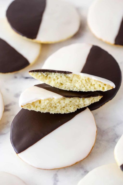 Black and White Sugar Cookies