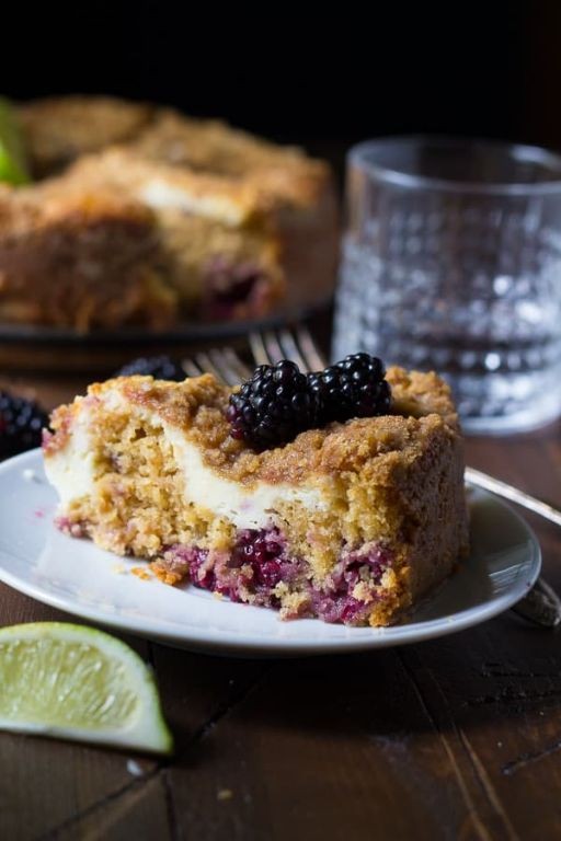 Blackberry Cream Cheese Coffee Cake