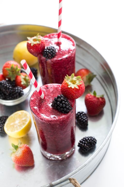 Blackberry Frozen Fruit Lemonade