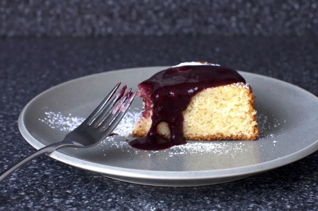 Blackberry Lime Yogurt Cake