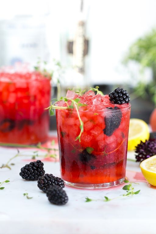 Blackberry Thyme Gin Smash