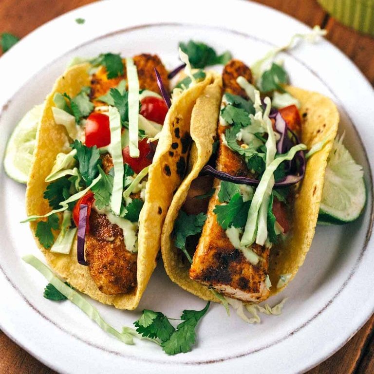 Blackened Mahi Mahi Tacos