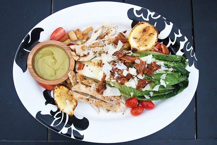 Blackstone Grilled Chicken Caesar Salad