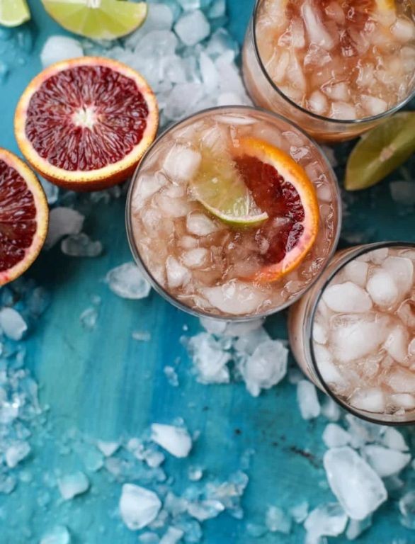 Blood Orange Tequila Fizz