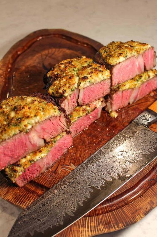 Blue Cheese Crusted Ribeye Roast