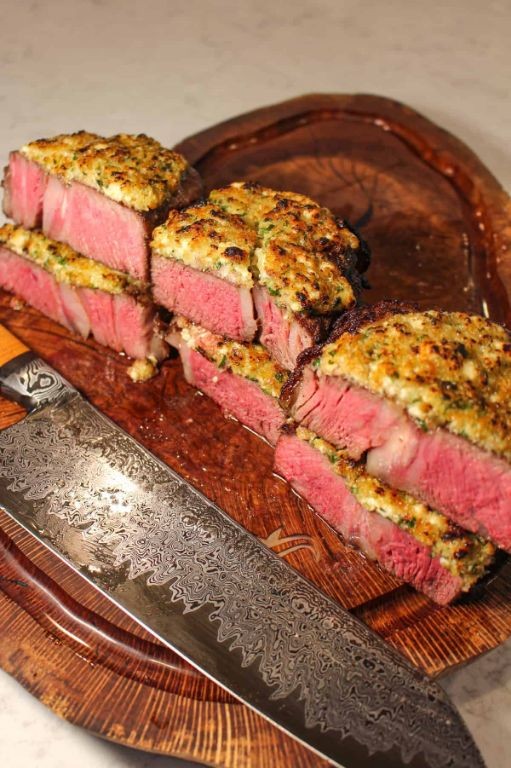 Blue Cheese Crusted Steak