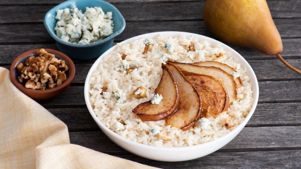 Blue Cheese and Pear Risotto