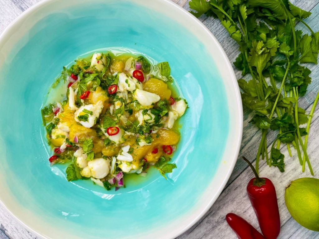 Blue Crab and Mango Ceviche