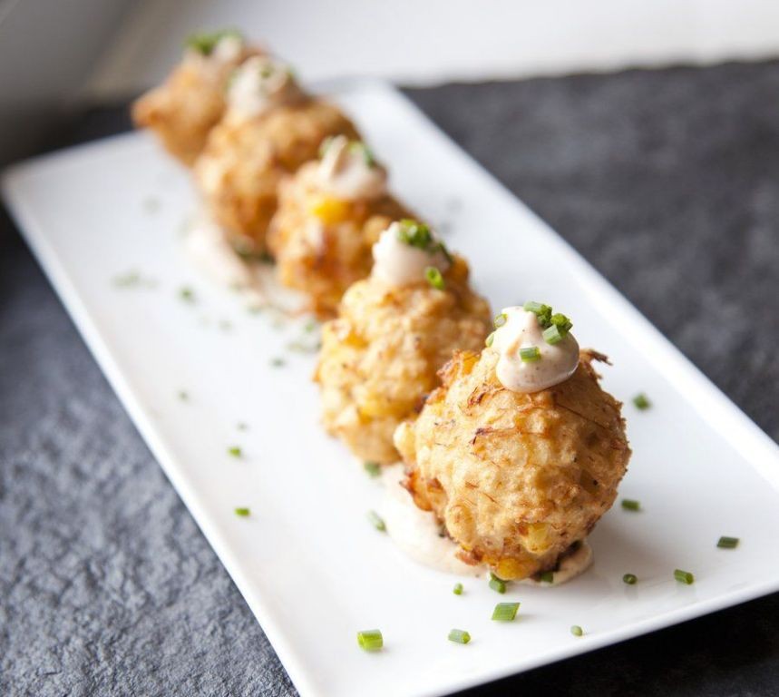 Blue Crab and Sweet Corn Fritters
