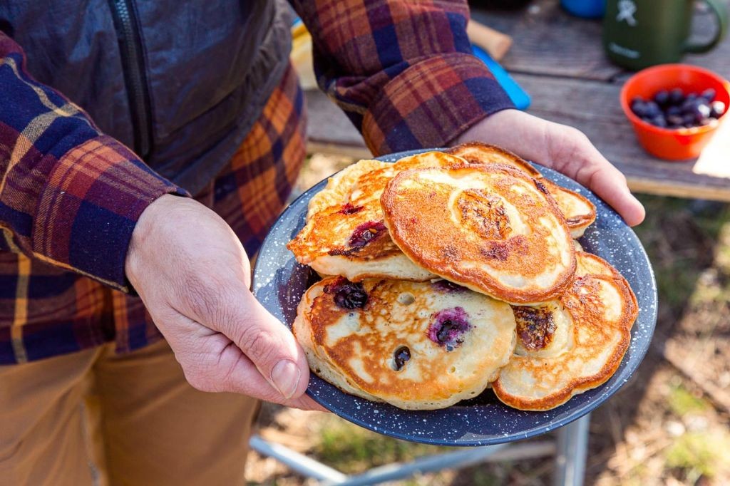 Blueberry Banana Pancakes