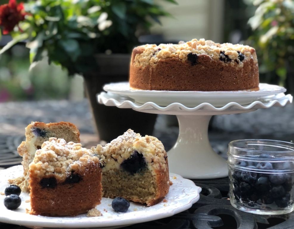Blueberry Chai Spice Cake