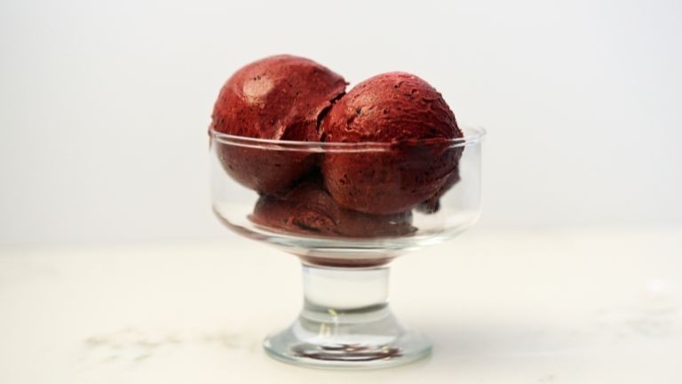 Blueberry Chia Seed Ice Cream