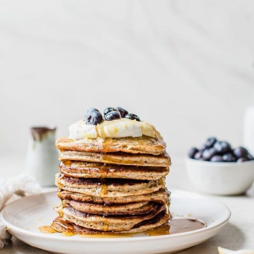 Blueberry Chia Seed Pancakes