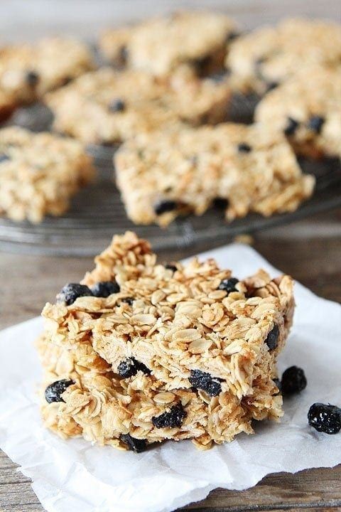 Blueberry Coconut Cereal Bars