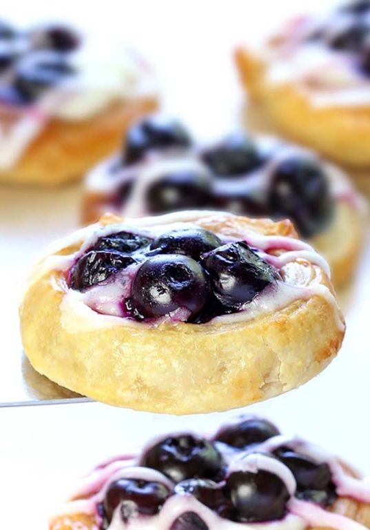 Blueberry Cream Cheese Crescent Roll Danish