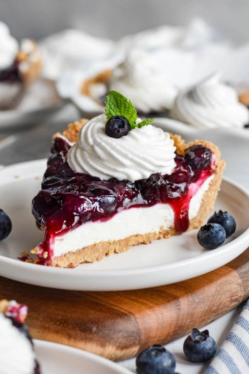 Blueberry Cream Cheese Pie