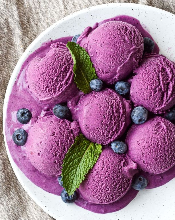 Blueberry Ice Cream