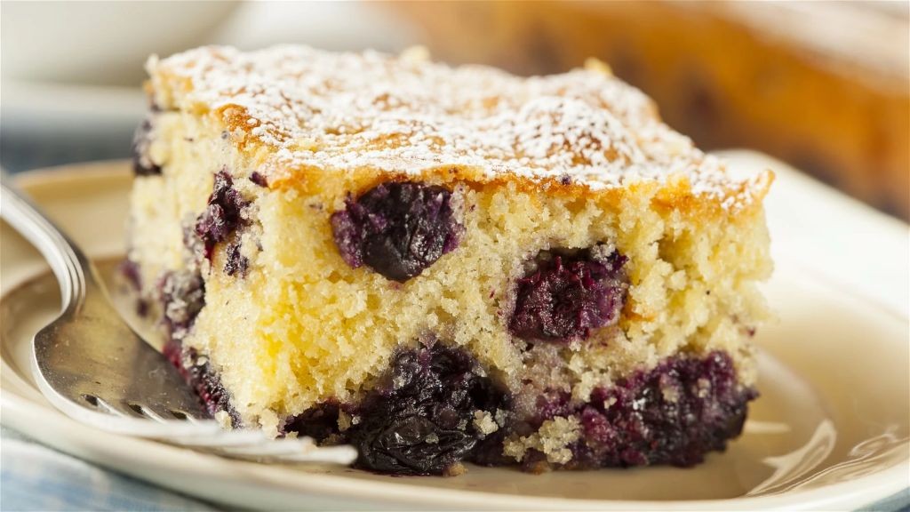 Blueberry Lemon Mayonnaise Cake