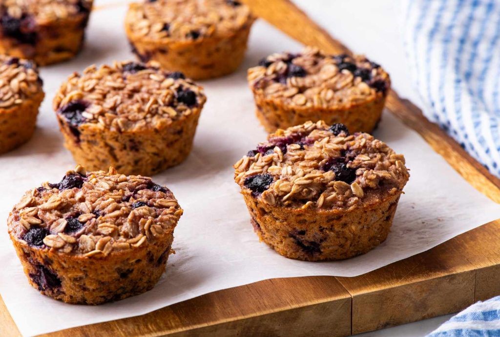 Blueberry Lemon Oatmeal Cake