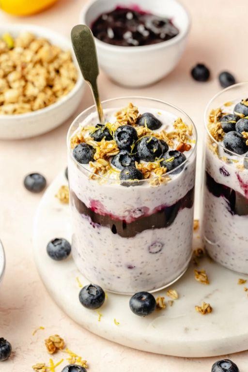 Blueberry Lemon Overnight Oats