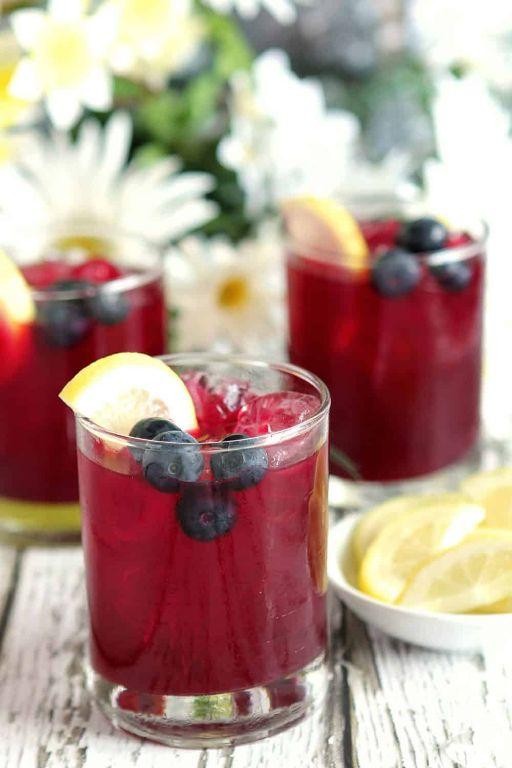 Blueberry Lemonade Spritzer